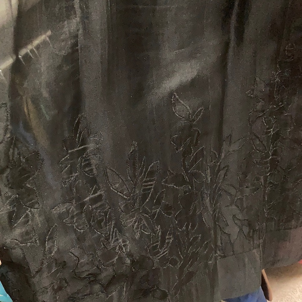 Black Slip Dress with decor